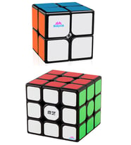 Qiyi Zeka Küpü Seti 2x2 3x3 Akıl Küpü Rübik Küp Set