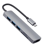 Winex 6in1 Type-C to 4K HDMI+Sd Kart+3xUsbA 3.0 Hub Port Adaptör