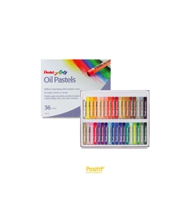 Pentel Yağlı Pastel 36 Renk