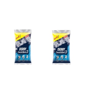 Derby 3 Tıraş Bıçağı 10 + 4 Poşet X 2 Adet