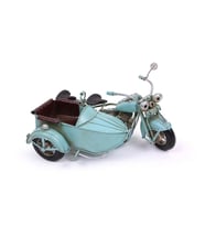 Vintage Tasarım Dekoratif Metal Motosiklet Sepetli