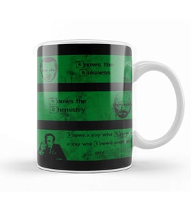 Breaking Bad I'm The One Who Knows Kupa Bardak Porselen