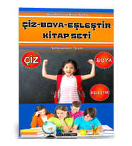 Çiz-Boya-Eşleştir Kitap Seti (2 Kitap)