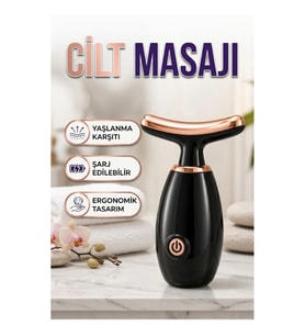 Ultrasonik Teknolojili Ev Tipi Profesyonel Cilt Bakım ve Yüz Masaj Cihazı