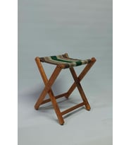 Ahşap Katlanır Bez Tabure Mangal kamp plaj piknik Balıkcı Taburesi 1 Adet