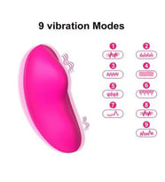 Telefon - Uzun Mesafe Kontrollü Su Geçirmez Klitoris Uyarıcı Giyilebilir  Vibratör (Pembe)