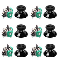 XBOX ONE Analog Motor ve Topuz Seti 6+6 XBOX ONE Kol Analog Tamir Seti Yedek Parça (Yeşil)