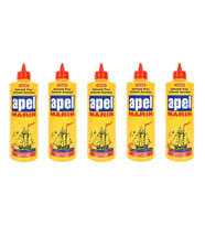 5 Adet Apel Marin Poliüretan Suya Dayanıklı Deniz Tutkalı 600 ml 