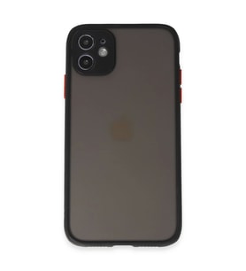 Apple iPhone 11 Kılıf Montreal Silikon Kapak - Siyah