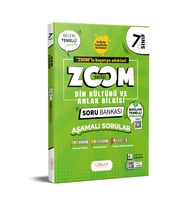 7. Sınıf Zoom Serisi Din Kültürü ve Ahlak Bilgisi Soru Bankası Günay Yayınları