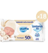 Molfix İzotonik Sulu Yenidoğan Islak Havlu 18*50 900 Yaprak
