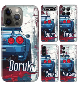 Reeder S19 S71 S23 Max Pro S Edge Zoom Kılıf YeniSeri Kişiye Özel İsim Yazılı Silikon Kapak