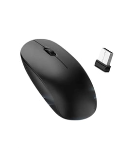 Ergonomik Tasarım Kablosuz Siyah Mouse Hassas Uzun Ömürlü