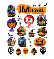 Halloween Dekoratif Sticker Seti 2li 35 x 50 cm