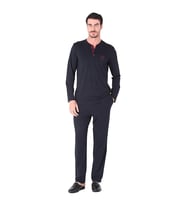 pilelistore D's Damat 221001 Uzun Kol Pijama Takımı (Lacivert)