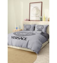 Çift Kişilik Nevresim Takımı Pamuklu Saten Kumaş 6 Parça 3D Dijital Baskı Duvet Cover Set Model.
