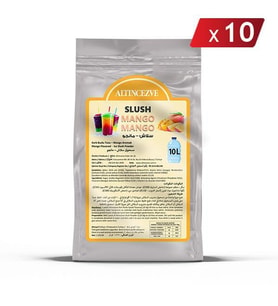 Altıncezve Ice Slush Karlı Buzlu Karlama Tozu  Mango 1.250 Gr - 10 L x 10 Adet