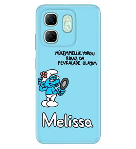 İnfinix Note Zero Smart 8 9 10 Pro 30 40 4G Kılıf İsim Yazılı Kişiye Özel Model-38 (Çok Renkli)