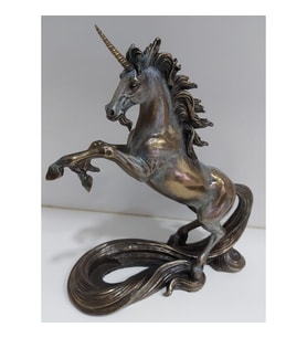 Unicorn Tek Boynuzlu Mitolojik At Hayvan Poliserin Biblo 27cm