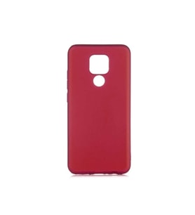 General Mobile 20 Uyumlu Kılıf Zore Premier Silikon Kapak (Mürdüm)