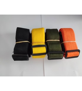 Siyah, Sarı, Haki Yeşil Ve Turuncu Renk Valiz Kemeri 4 Cm toplam 4 Adet