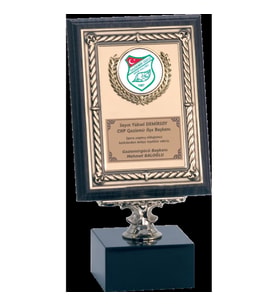 ODAK KUPA - Ahşap Plaketler - PL-082 B - 15x20 cm