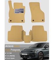 CUPRA LEON (2024-2025) Uyumlu EVA Paspas Tam Set–Araca Özel,Su Geçirmez,Kolay Montaj