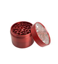 Kırmızı 63 mm. Tütün Baharat Herbal Öğütücüsü Parçalayıcı pt55krx