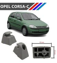 Opel Corsa C Güneşlik Ayağı Gri Renk 2 Adetli Set 1993 - 2006 M1797-2