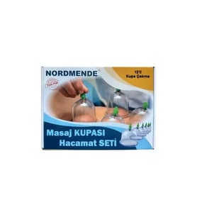 12'Li Hacamat Masaj Kupa Set