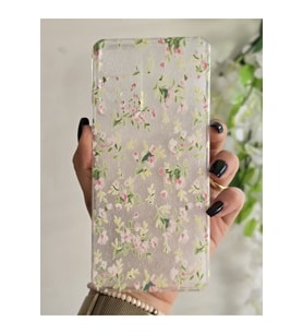Xiaomi Redmi Note 11 PRO/Note 12 PRO 4G Uyumlu Çiçekler Desenli Şeffaf Telefon Kılıfı