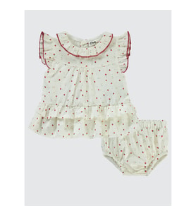 Civil Baby Kız Bebek Takım 6-18 Ay Kırmızı