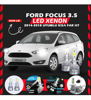 Ford Focus 3.5 2014-2018 Kısa Far Uyumlu Şimşek Etkili Led Xenon Performance Series H7