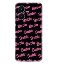 Vivo Y22S Kılıf Resimli Desenli Baskılı Silikon Barbie 1404