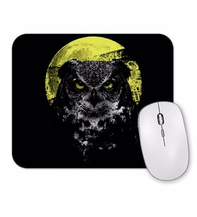 Dolunay Baykuş Korku Baykuş Mouse Pad.jpg