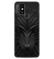 INFINIX Hot 8 9 10 11S Hot 10 Play 10T Kılıf Desemli Silikon Black Fox 1325
