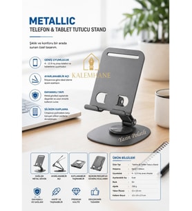 İsme Özel Yüksek Kalite Telefon Tablet Tutucu
