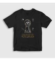Presmono Unisex Çocuk Siyah Poster Godspeed You Black Emperor T-Shirt 466562tt