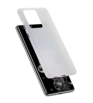 Samsung Galaxy S20 Ultra Kılıf A+ Ultra İnce Sert Kapak (Beyaz)
