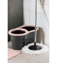 Yüksek Kaliteli Microfiber Süper Mop Set 360 Pembe, Temizlikte Mükemmellik