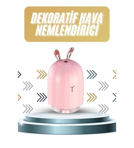 Northcity Led Işıklı Hava Nemlendirici - Tavşan ve Geyik Tasarımlı Ultrasonik Aromaterapi