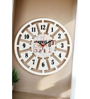 Terzi Duvar Saati 40cm (Beyaz)