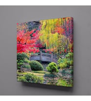 RENGARENK ORMAN KANVAS TABLO 80x80cm (Karışık)