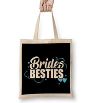 Cute Brides Besties Bachelorette Party Group Bez Çanta Uzun Saplı