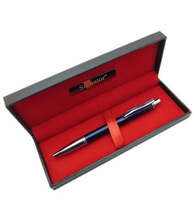 Signator® T585 Mavi Krom Tükenmez Kalem  İsme Özel Kalem  Hediyelik Kalem (Karışık)