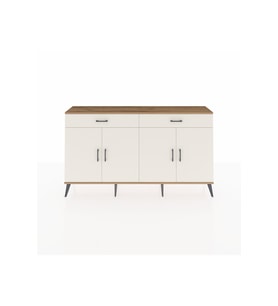 Arges Konsol 4 Raflı 2 Çekmeceli 4 Kapaklı 176x30x99 Çam-Aytaşı