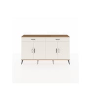 Arges Konsol 4 Raflı 2 Çekmeceli 4 Kapaklı 176x30x99 Çam-Aytaşı