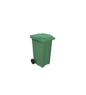 240 Litre Tekerlekli Pedalsız Plastik Çöp Kovası, Dayanıklı ve Kullanışlı