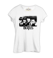 The Beatles Beyaz Kadın Tshirt