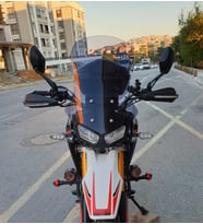 MOTOCAM Arora CR 250 Ön Cam 2025-2026 Model 55cm Füme Renkli 4mm